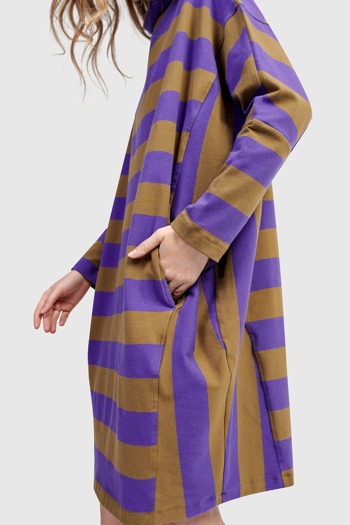 Urban Striker Tee Dress, Purple