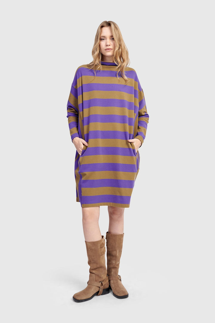 Urban Striker Tee Dress, Purple