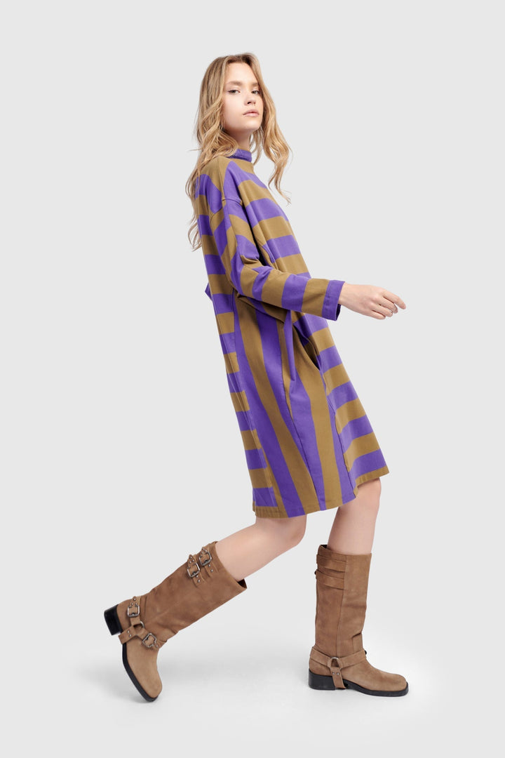 Urban Striker Tee Dress, Purple