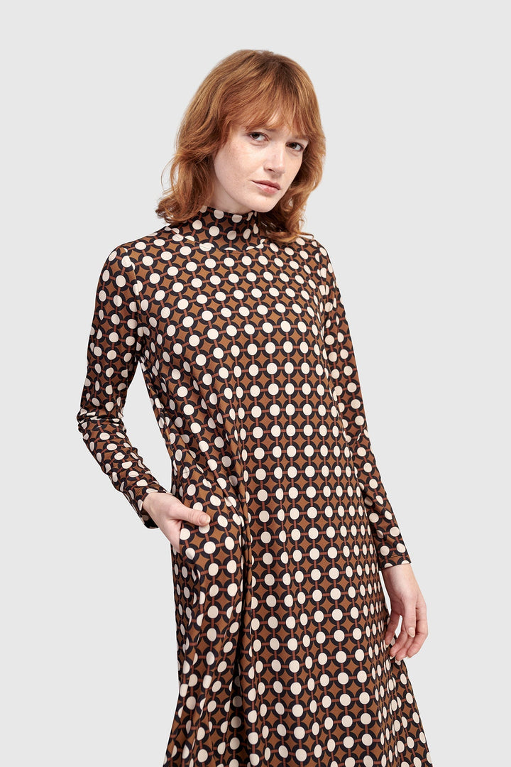 Ziggy A-line Dress, Groove