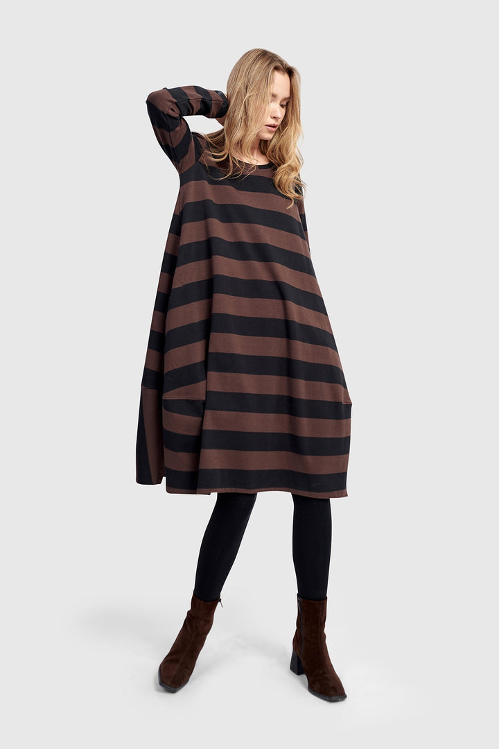 Urban Moxy Relaxed Dress, Brown