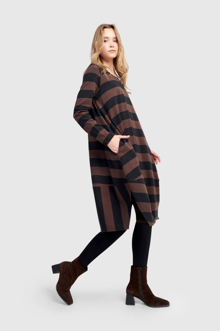 Urban Moxy Relaxed Dress, Brown