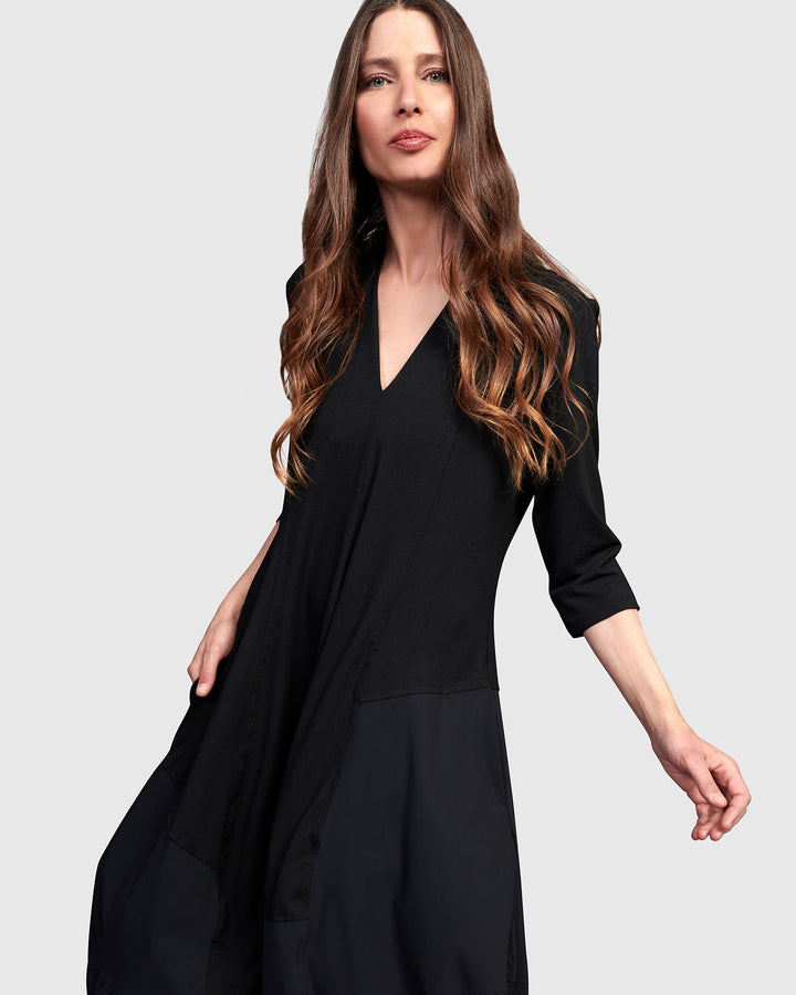 Tekbika Ines Cocoon Dress, Black