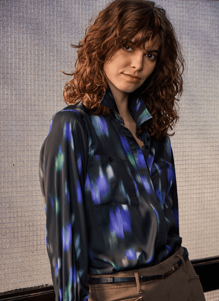 Aitana Utility Pleated Detail Blouse