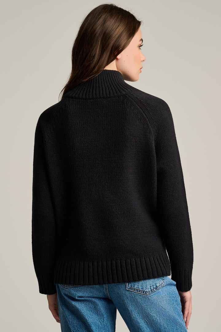 Take Aim Heart Sweater Black