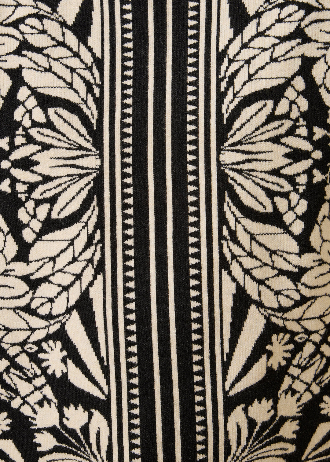 Gambia Lace Jacquard Sweater Black