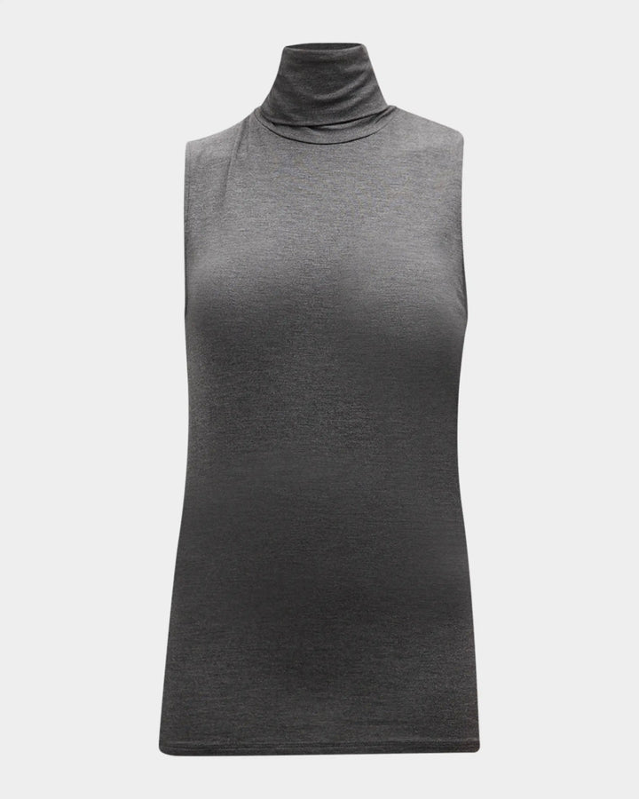 Soft Touch Sleeveless Turtleneck