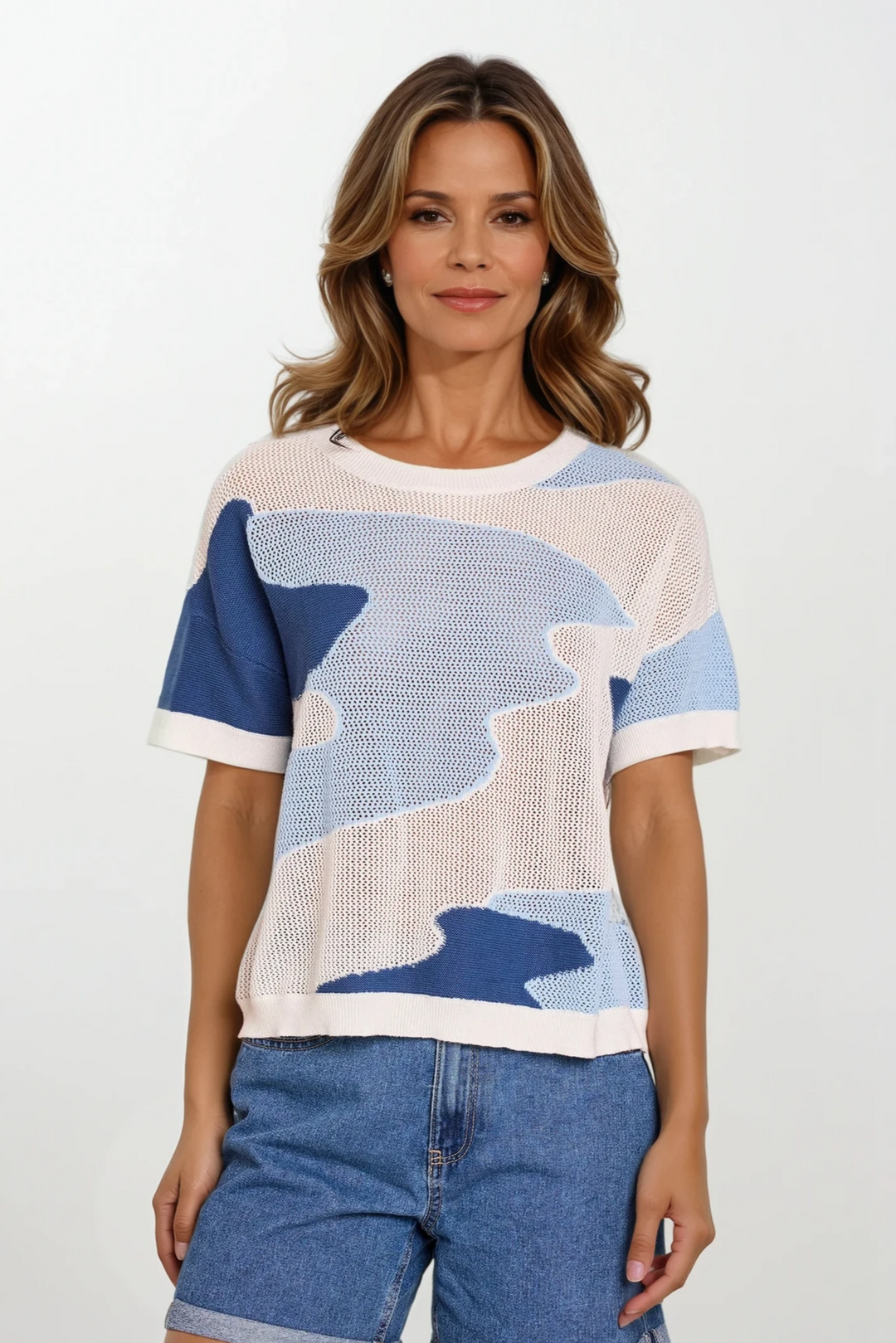 Camo Tee Sweater