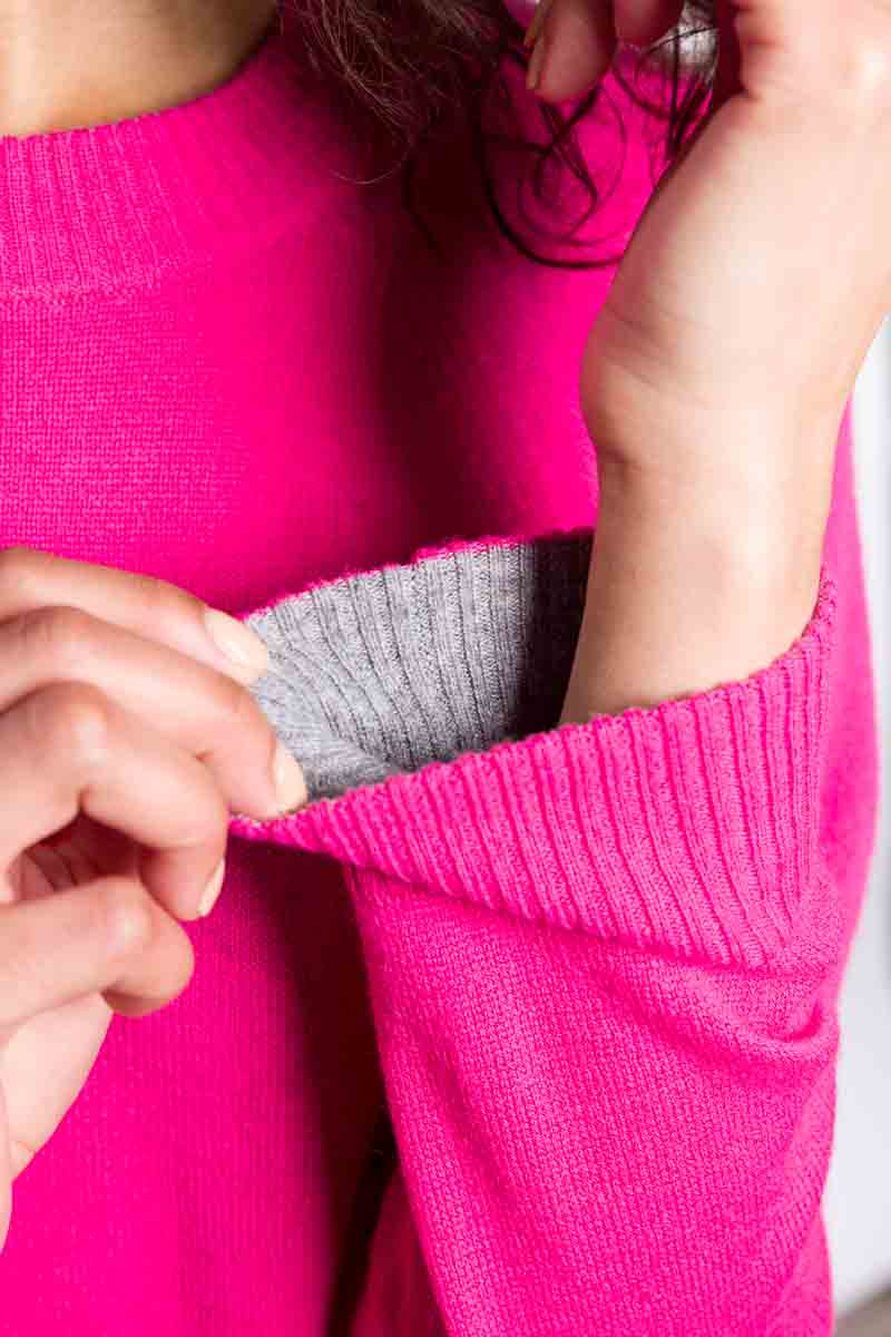 Color Pop Sweater Cerise