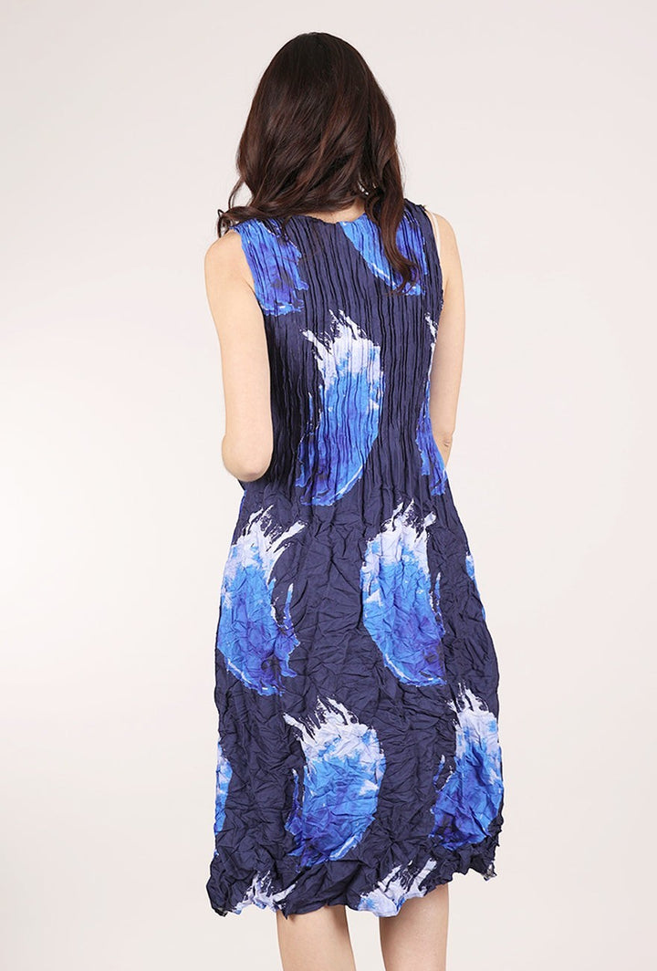 Smash Pocket Dress Blue Splash