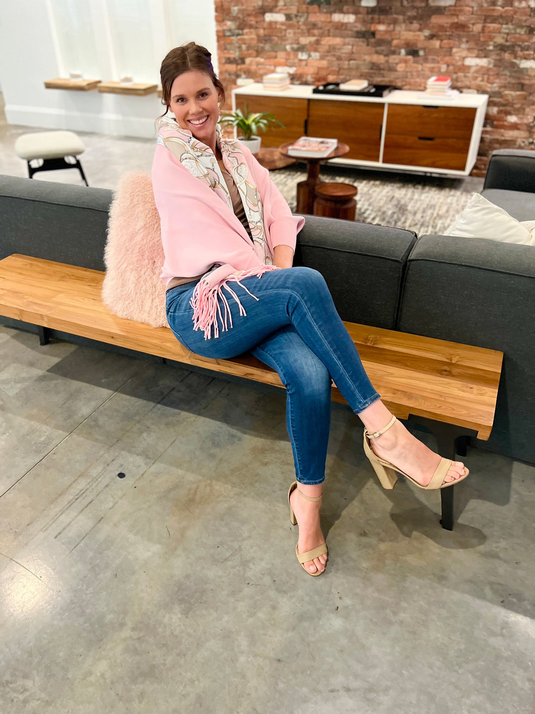 Cozy Sweater Wrap / Pretty Pink Please