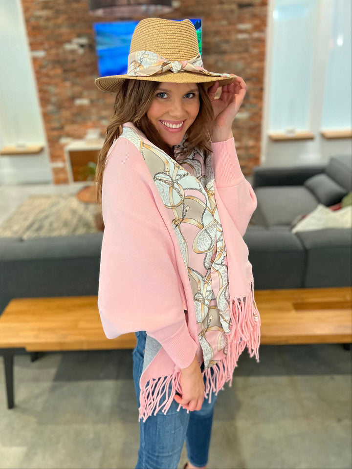 Cozy Sweater Wrap / Pretty Pink Please
