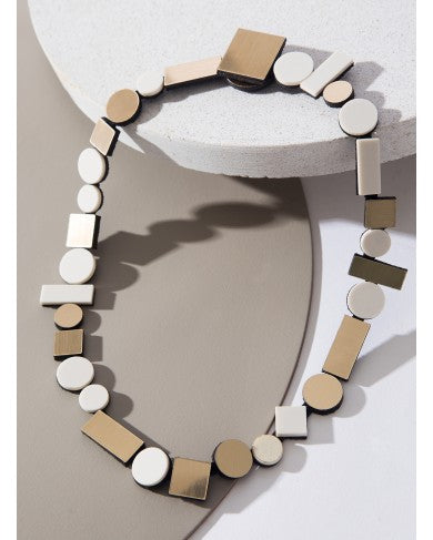 Shapes & Colors Necklace ivory