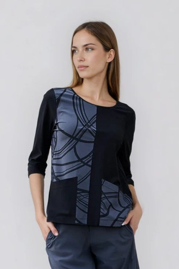 Esme Two Tone Top Horizon Flamenco