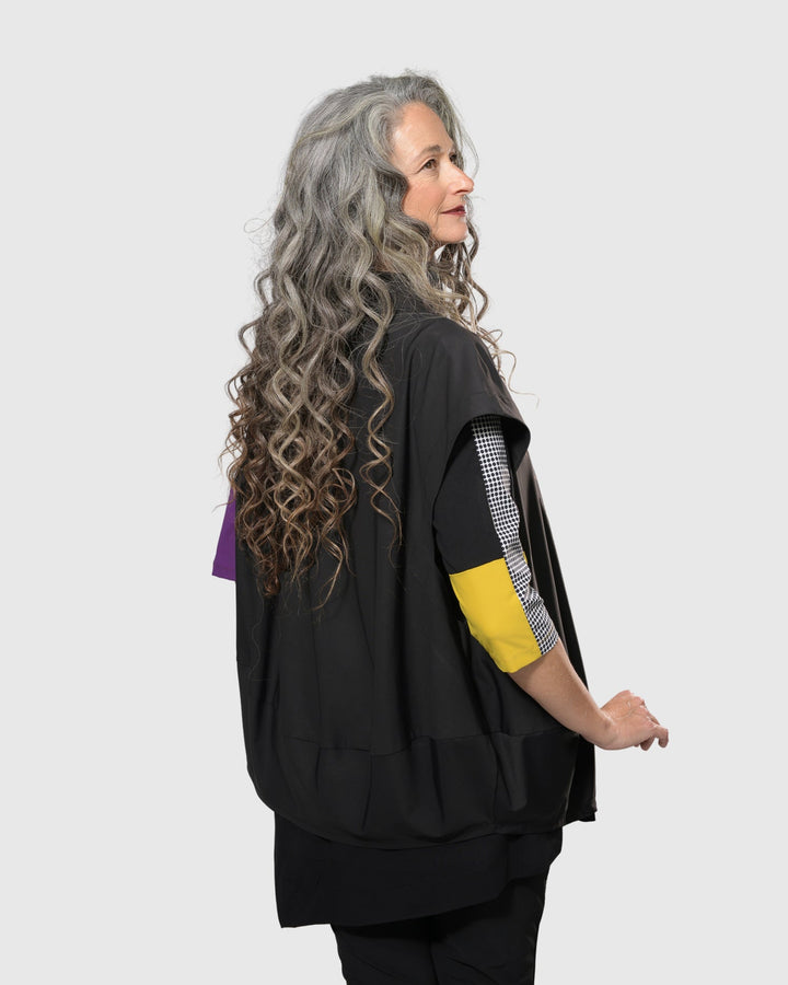Essential Tekbika Go-To Vest Jacket, Black