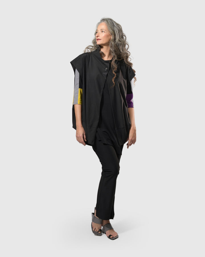 Essential Tekbika Go-To Vest Jacket, Black