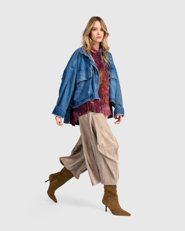 Oversized Jacket Denim