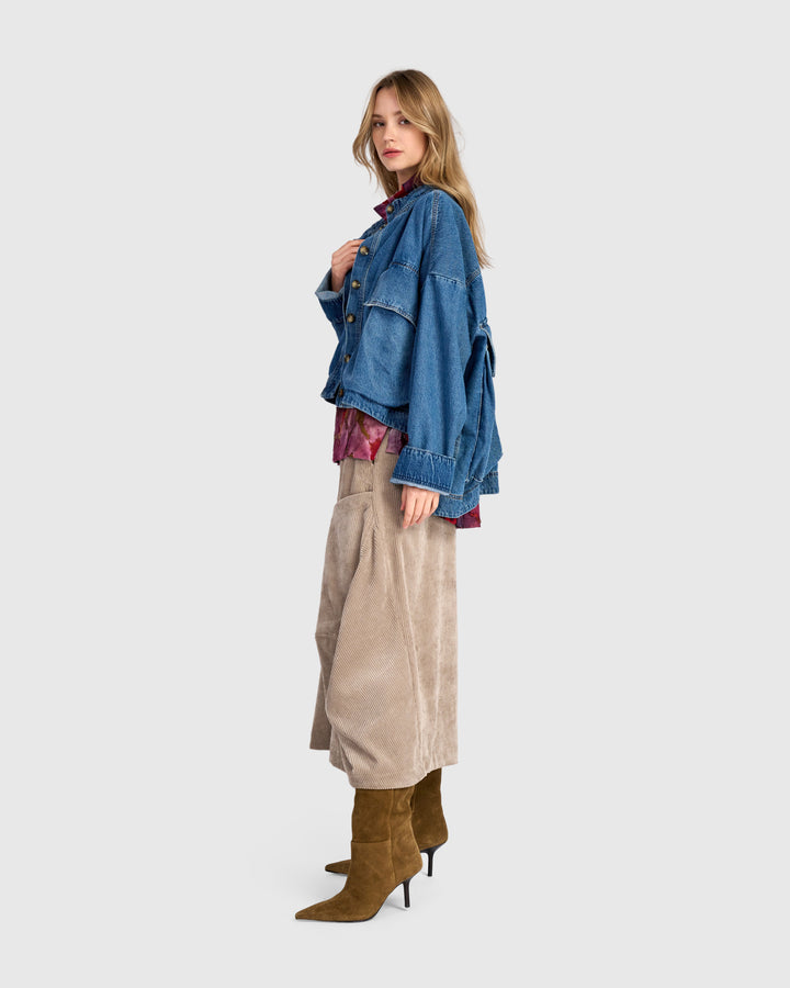 Oversized Jacket Denim