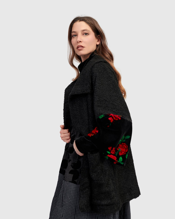 Ballad Boucle Jacket, Roses