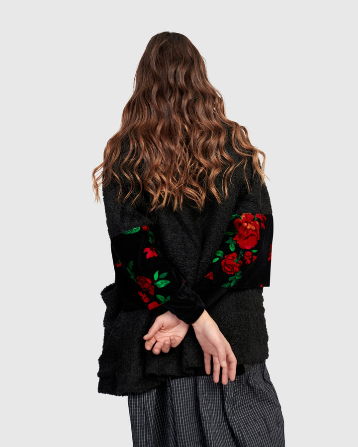 Ballad Boucle Jacket, Roses