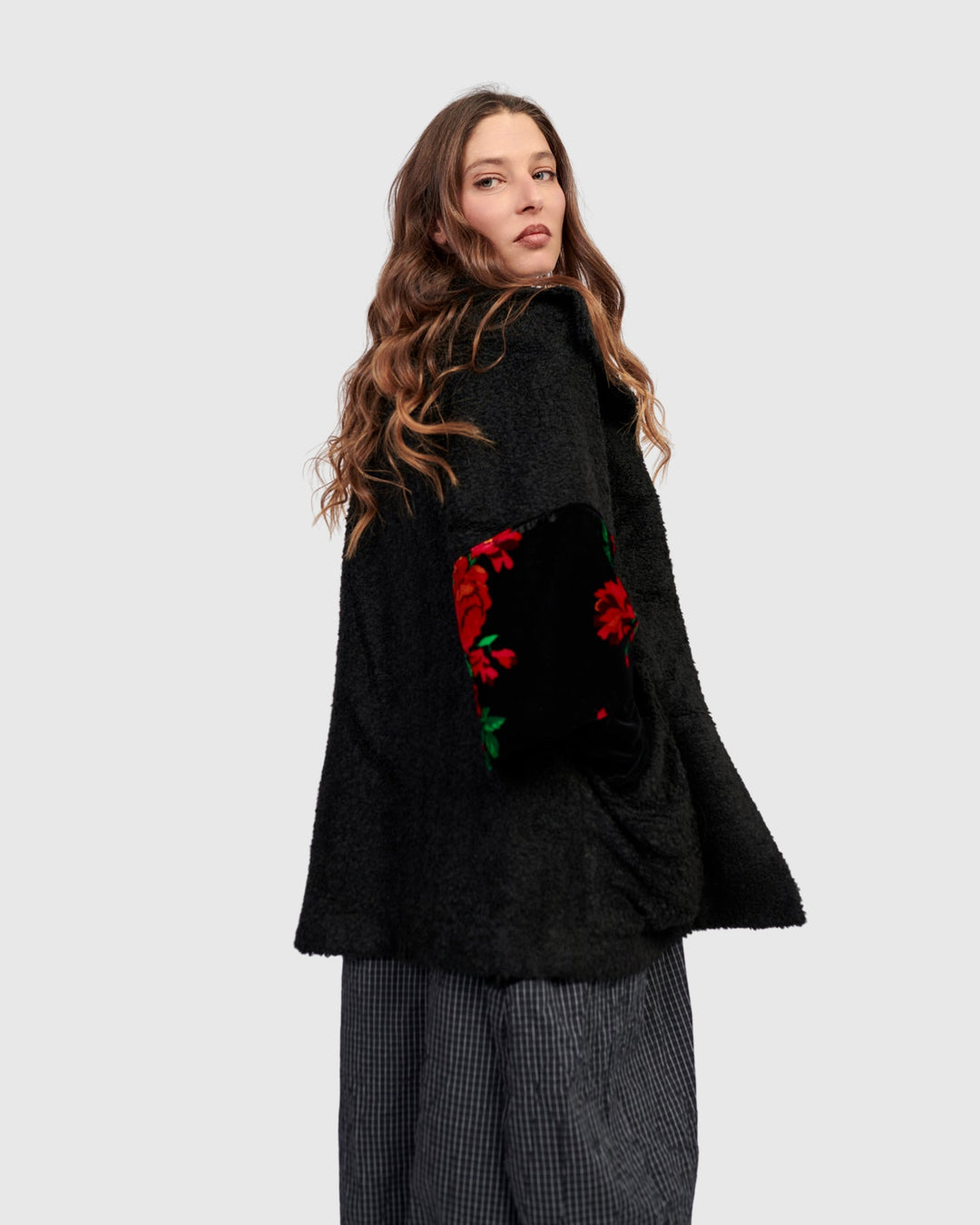 Ballad Boucle Jacket, Roses
