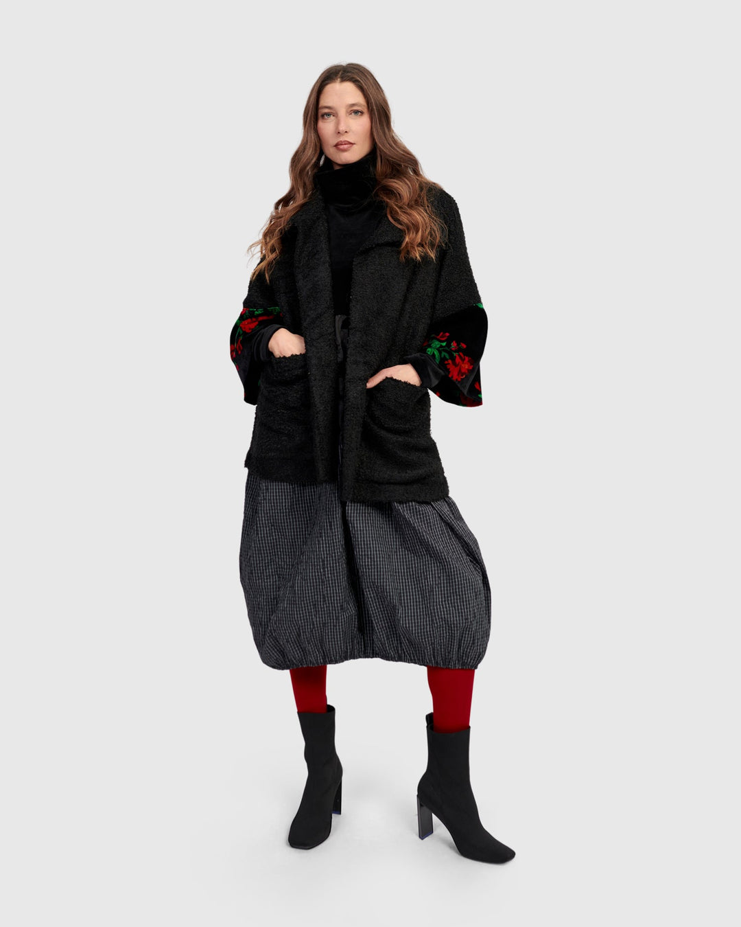 Ballad Boucle Jacket, Roses