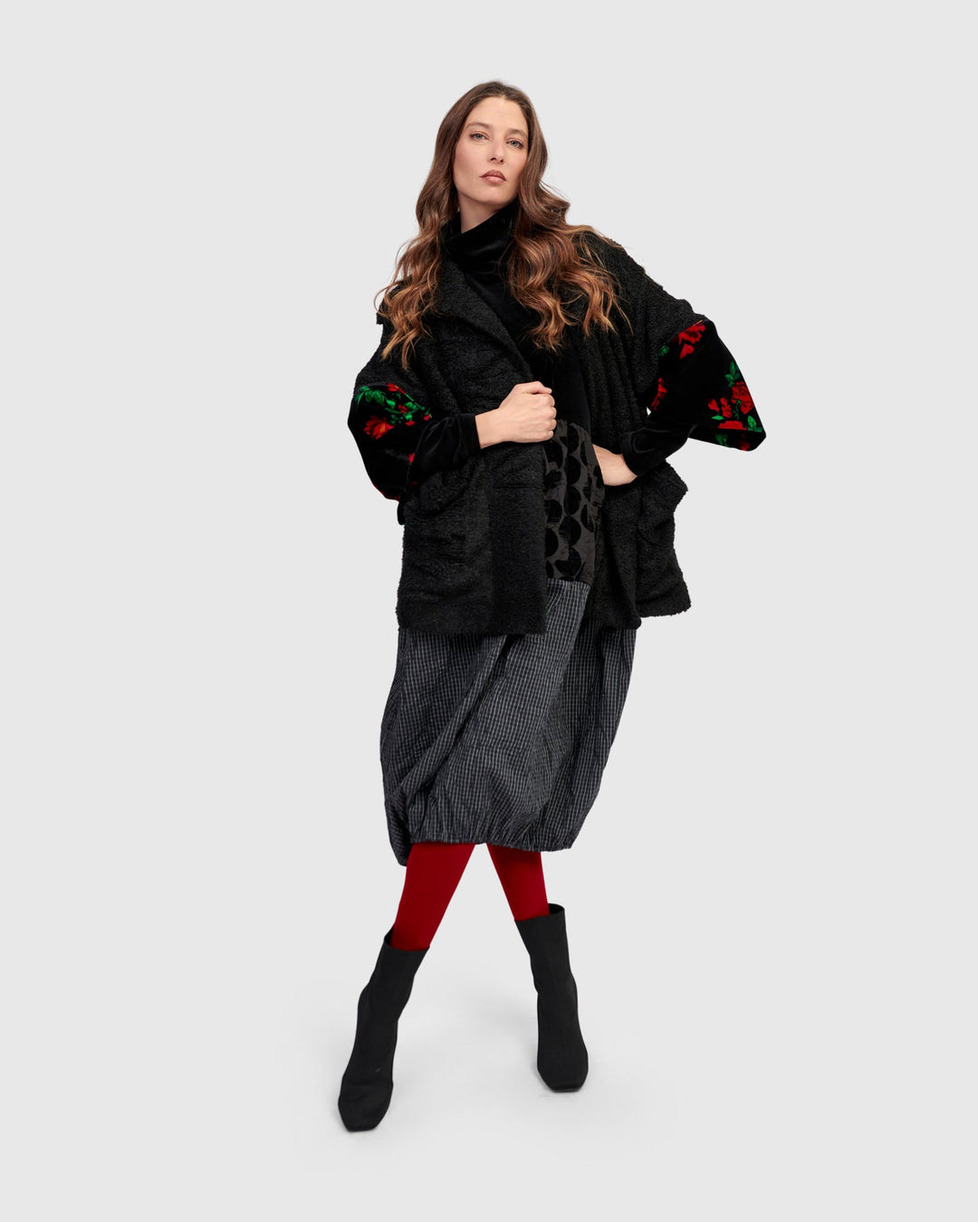 Ballad Boucle Jacket, Roses