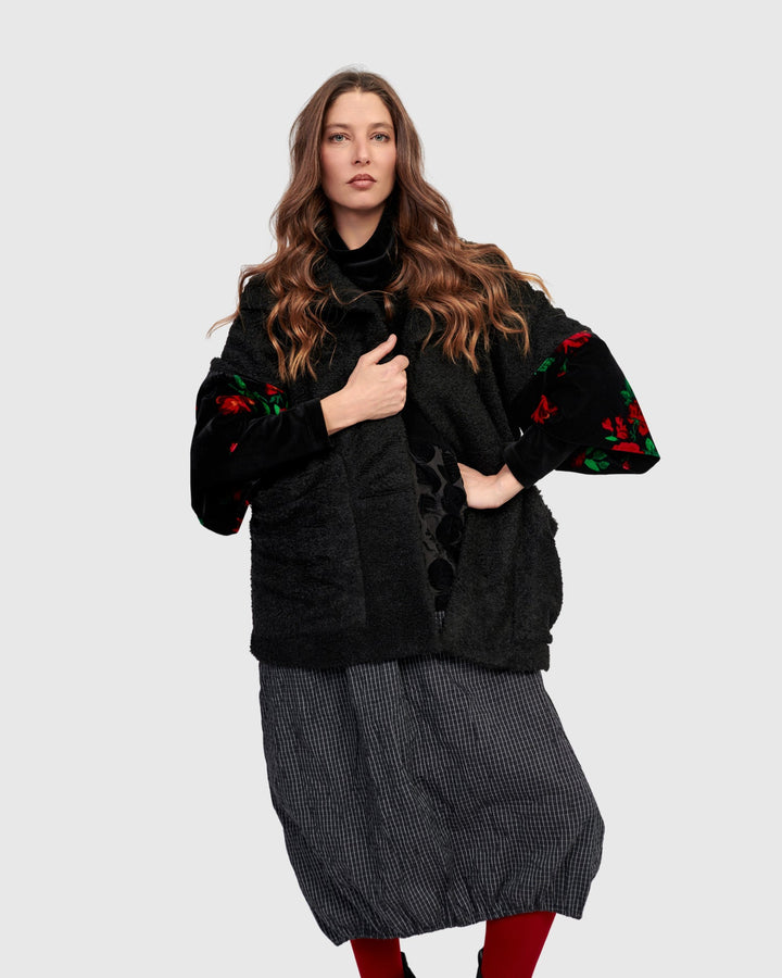 Ballad Boucle Jacket, Roses