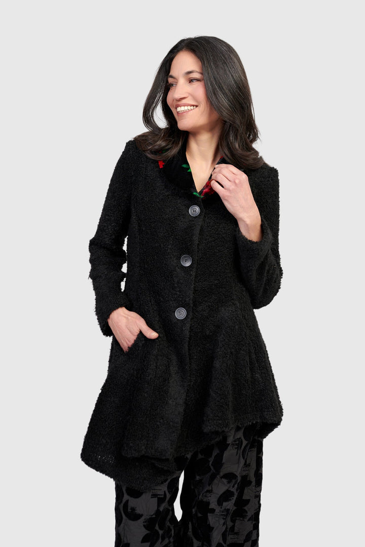 Dame Boucle Jacket, Roses