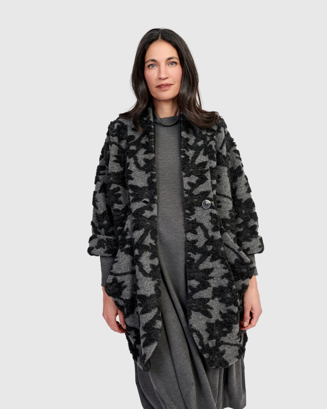 Thorne Cozy Cowl Jacket, Shadow