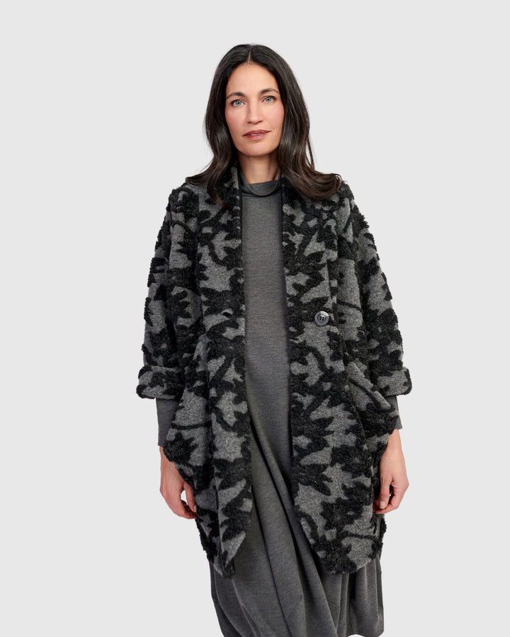 Thorne Cozy Cowl Jacket, Shadow