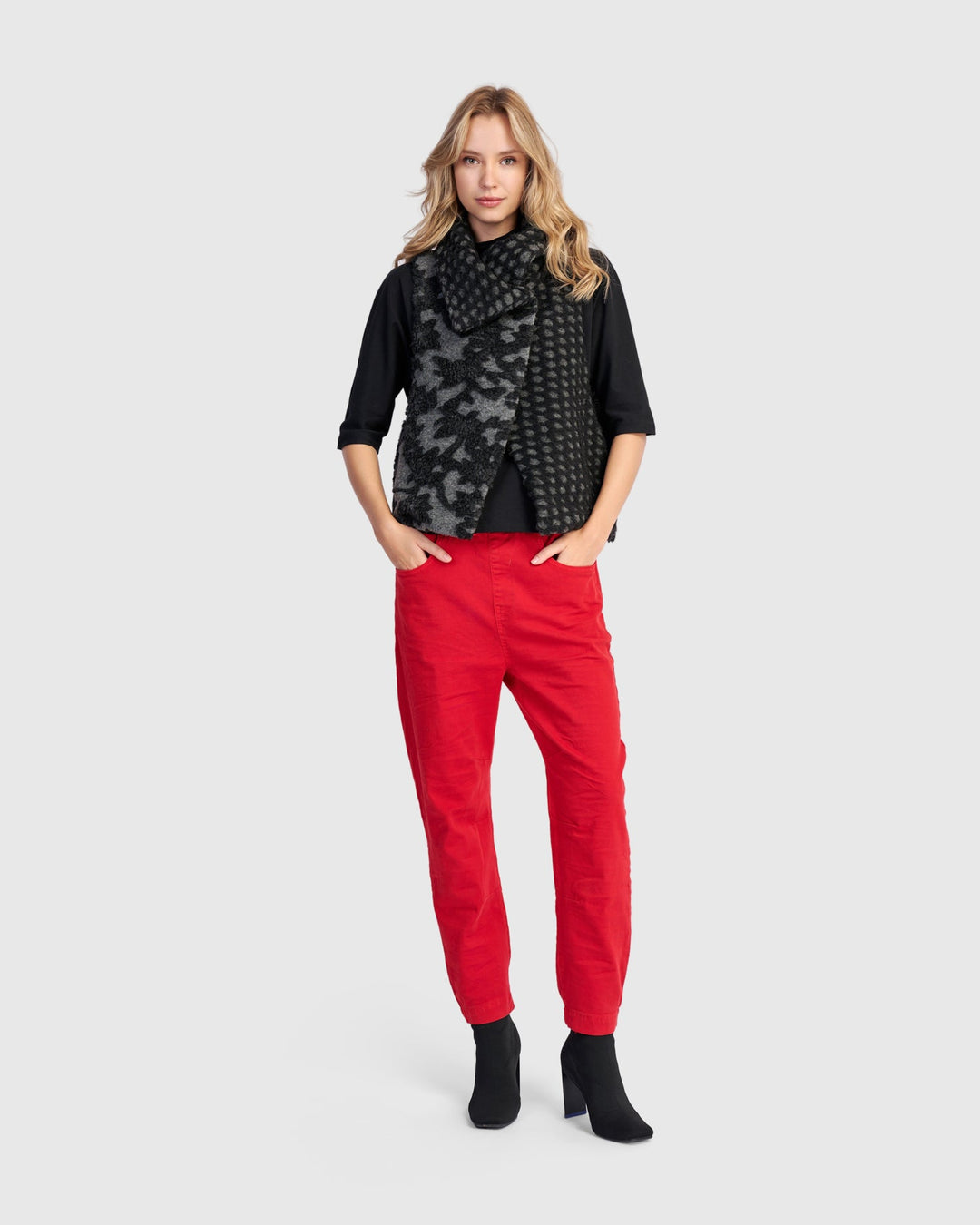 Hush Cozy Moto Vest, Mix