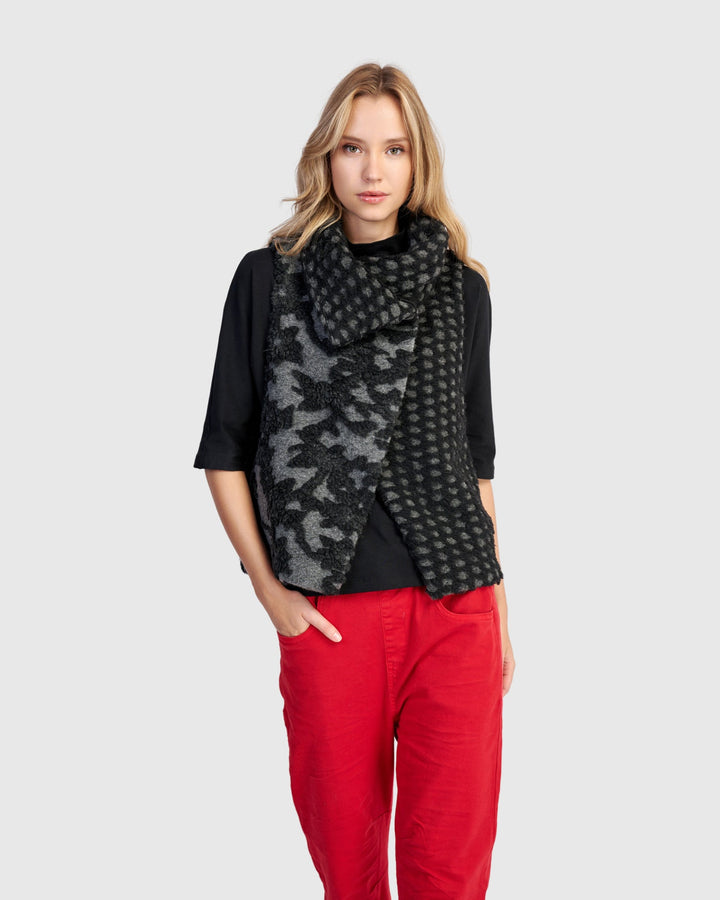 Hush Cozy Moto Vest, Mix