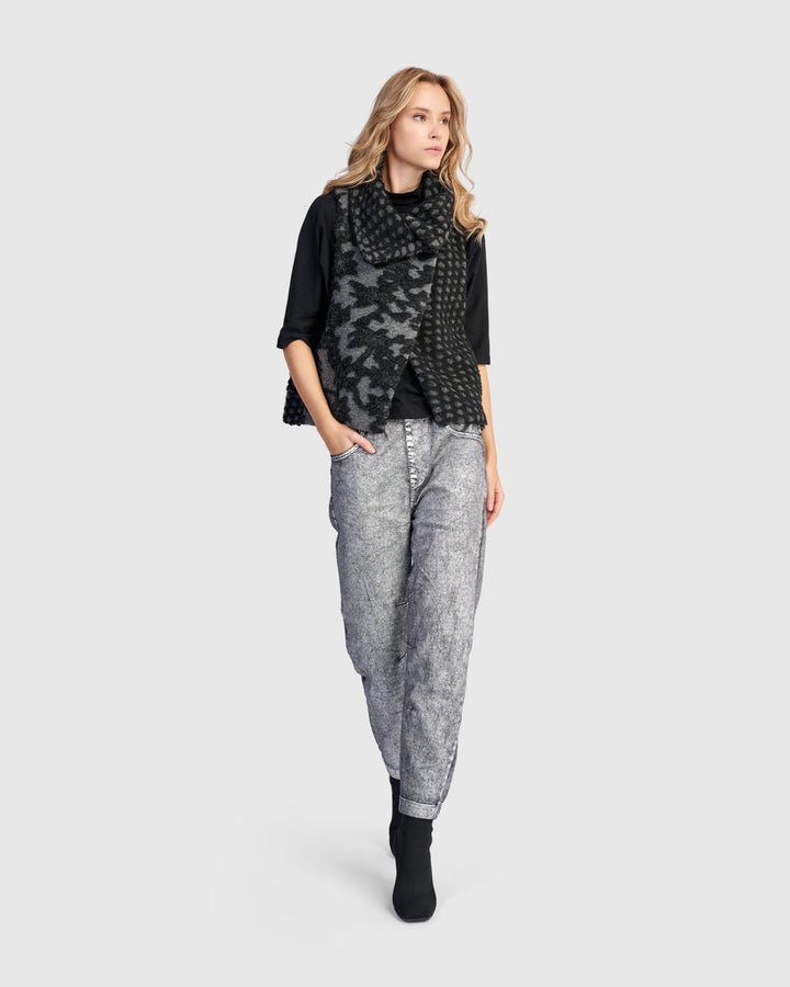 Hush Cozy Moto Vest, Mix