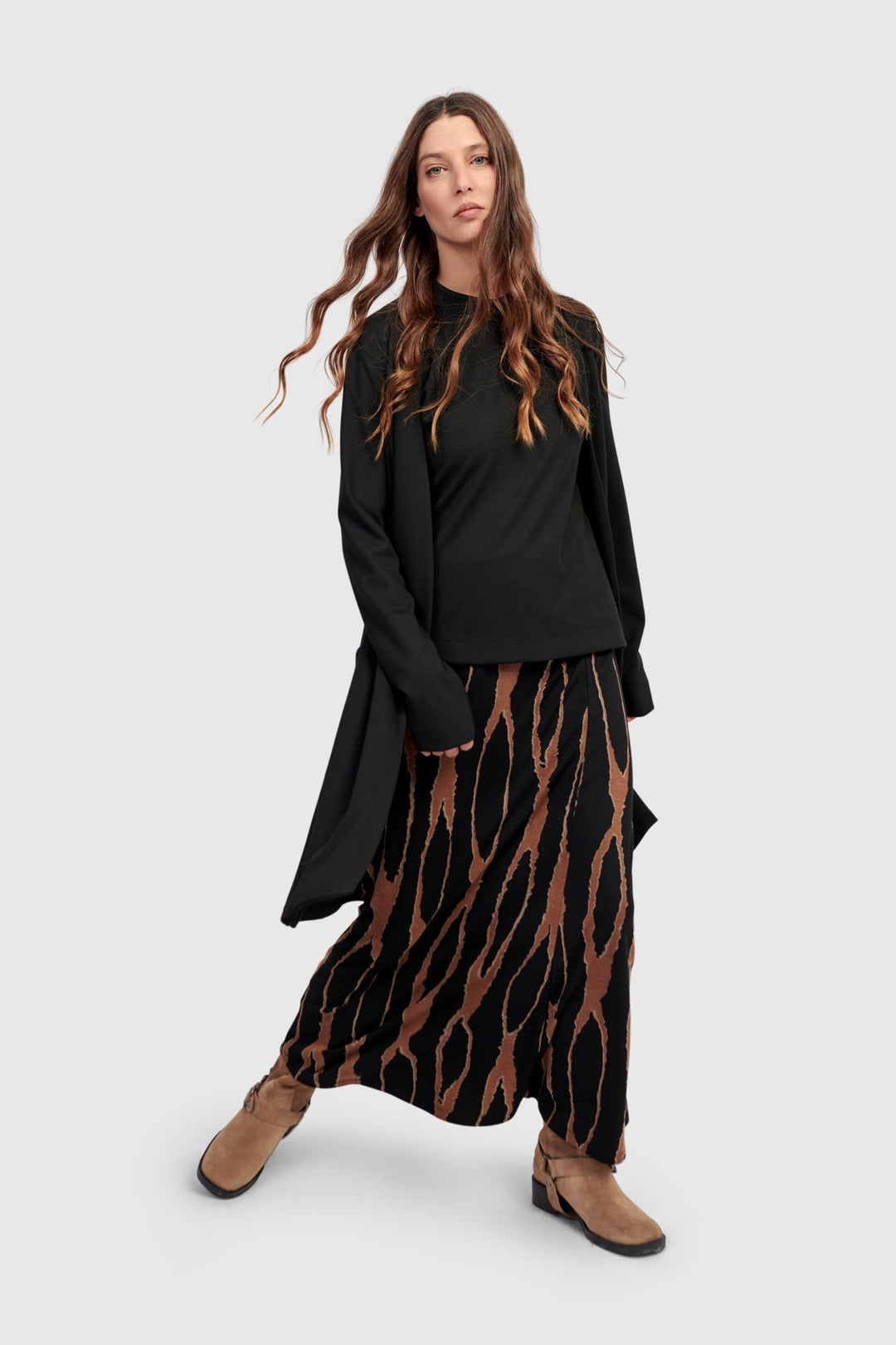 Laurel Pencil Skirt, Wood