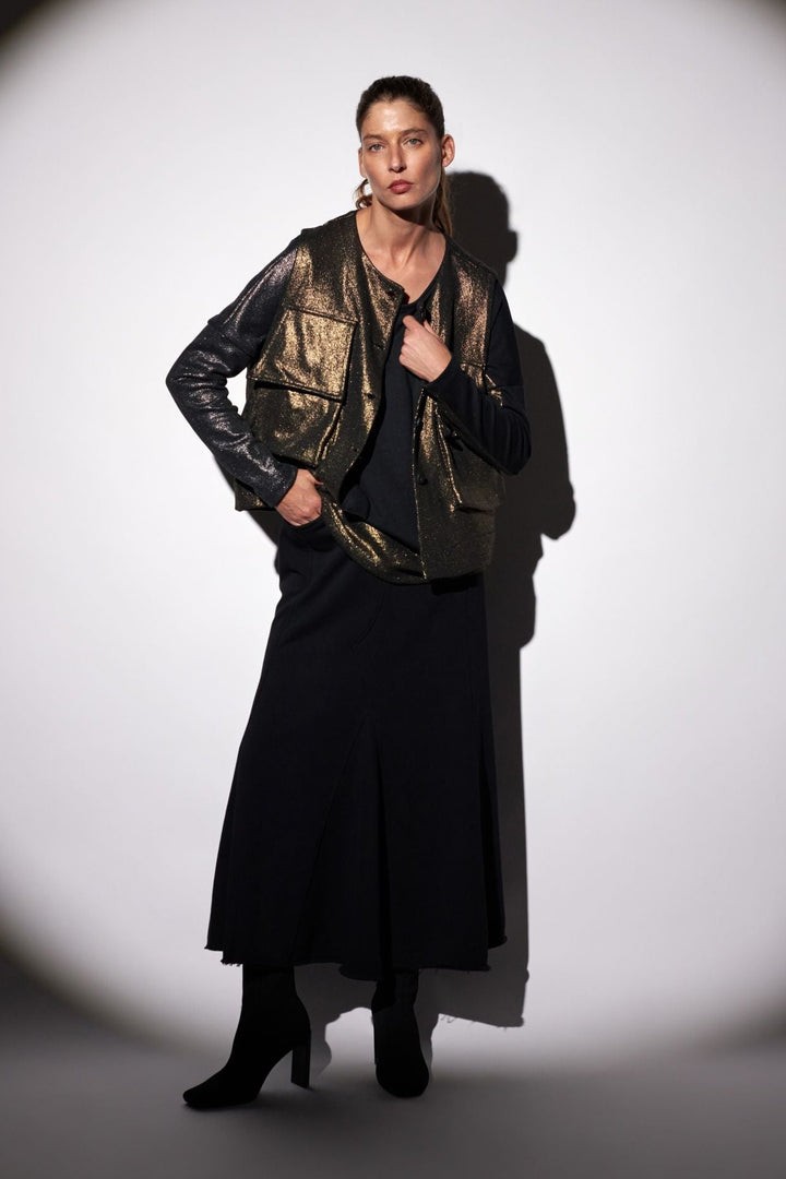 Queenie Utility Vest, Gold