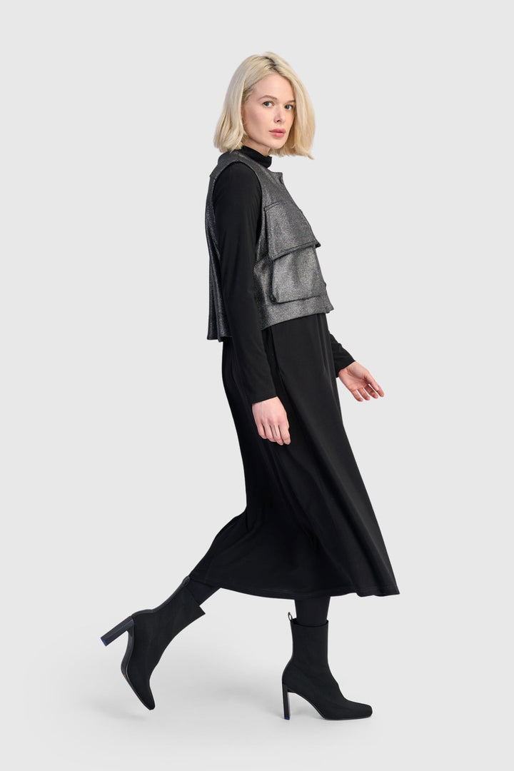 Queenie Utility Vest, Silver