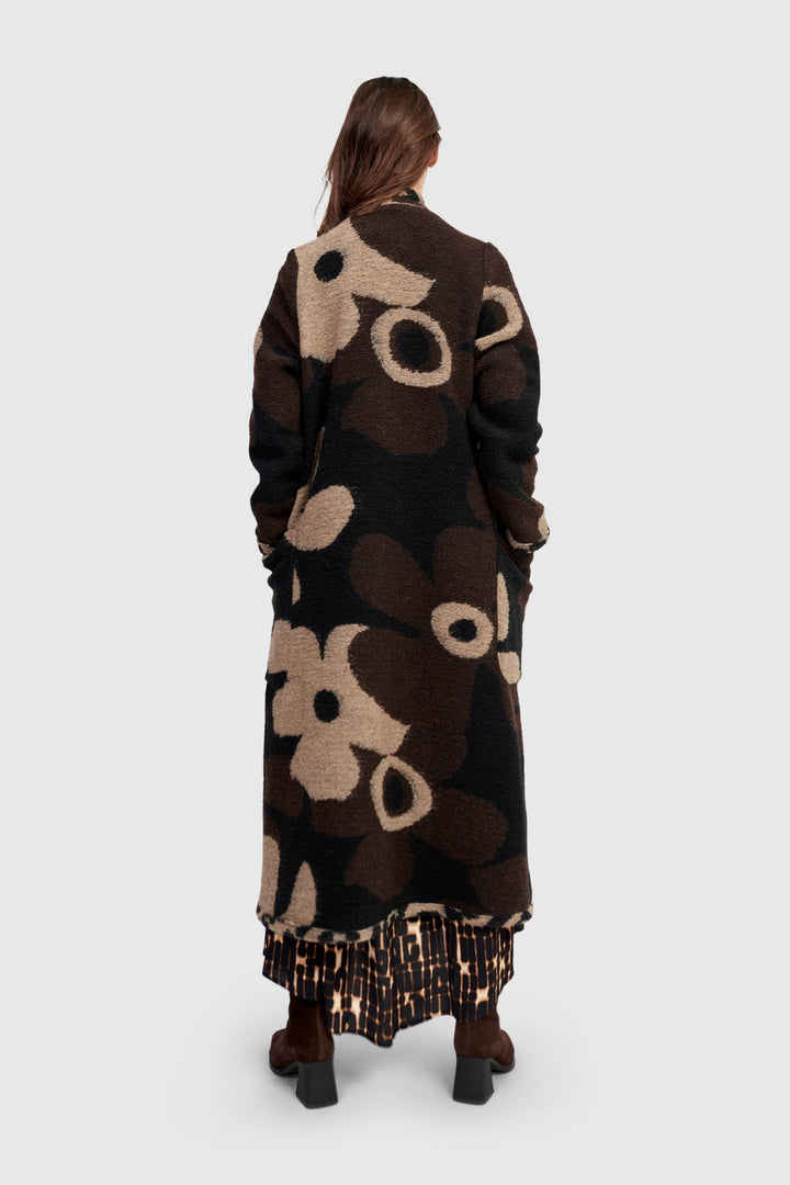 Jamboree Cozy Draped Coat, Floral