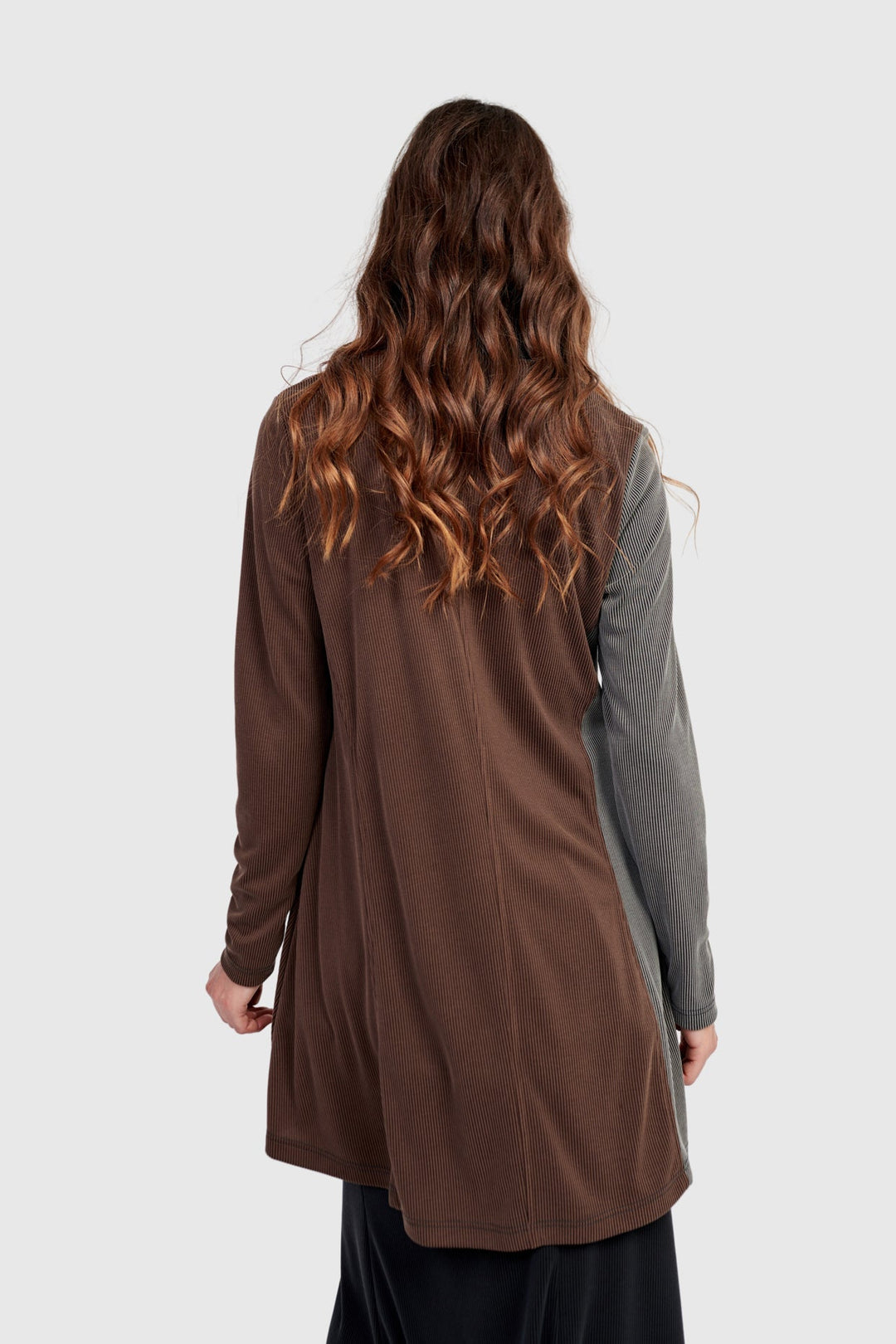 Shadow Cupro Relaxed Cardigan, Mix