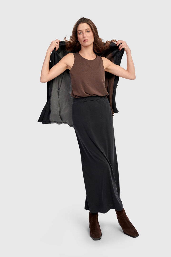 Reversible Cupro Tank Top, Mix