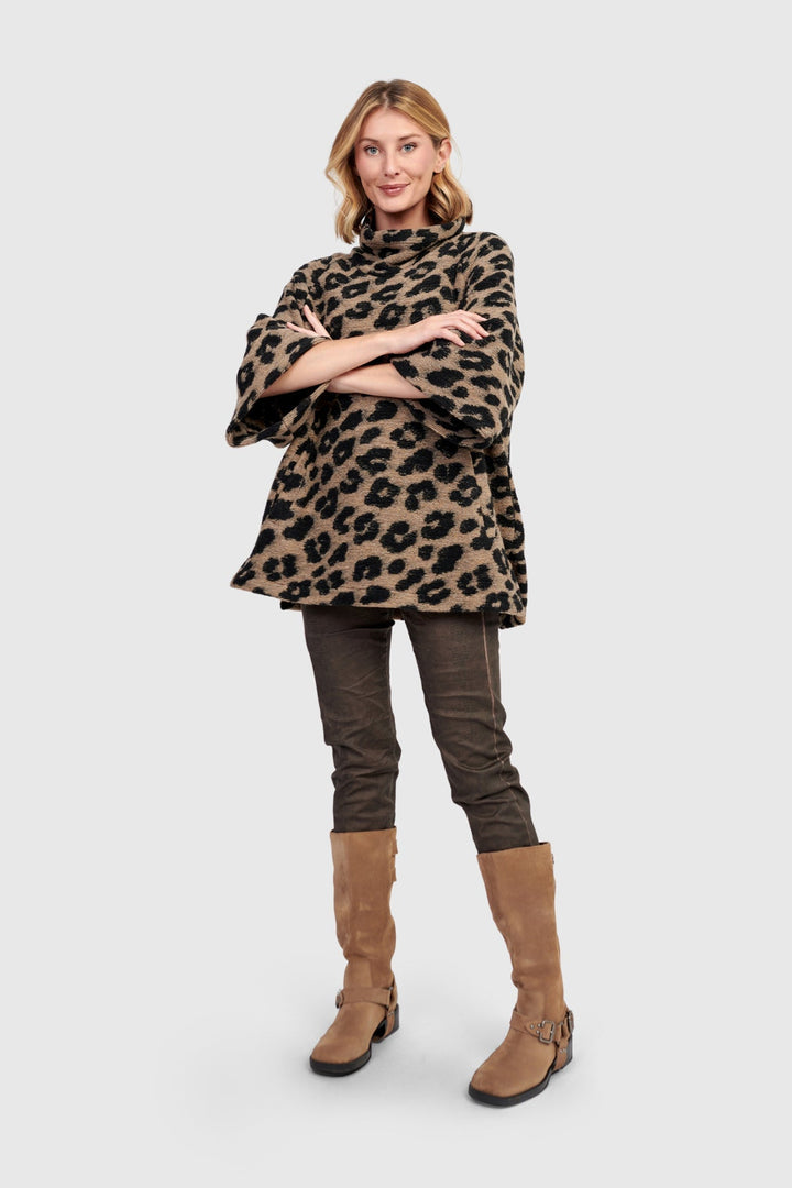 Lynx Cozy Pullover, Leopard