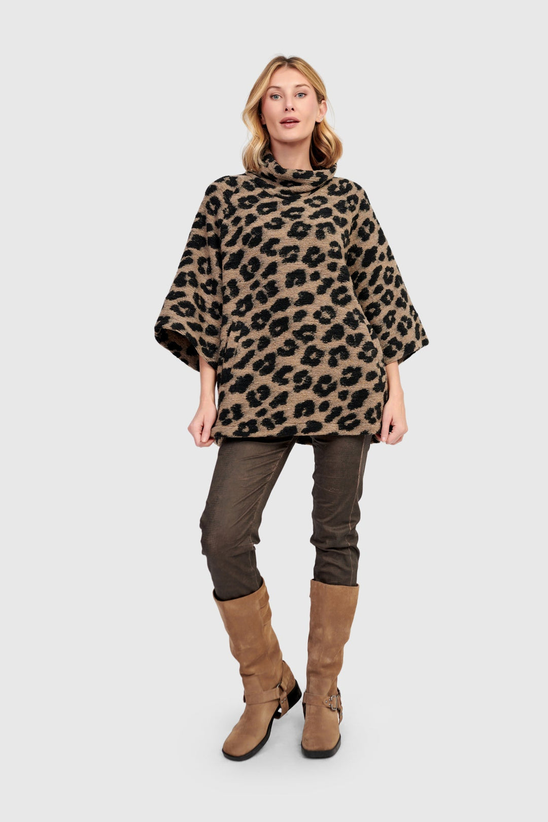 Lynx Cozy Pullover, Leopard