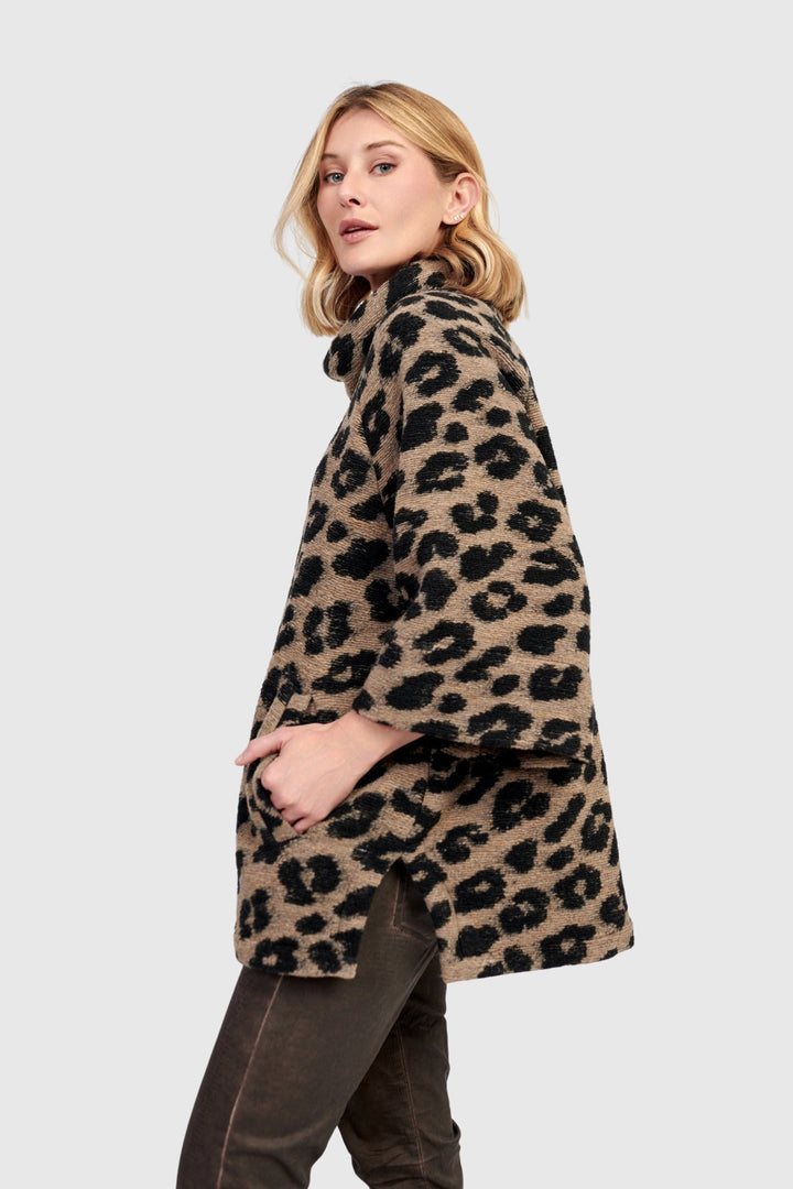 Lynx Cozy Pullover, Leopard