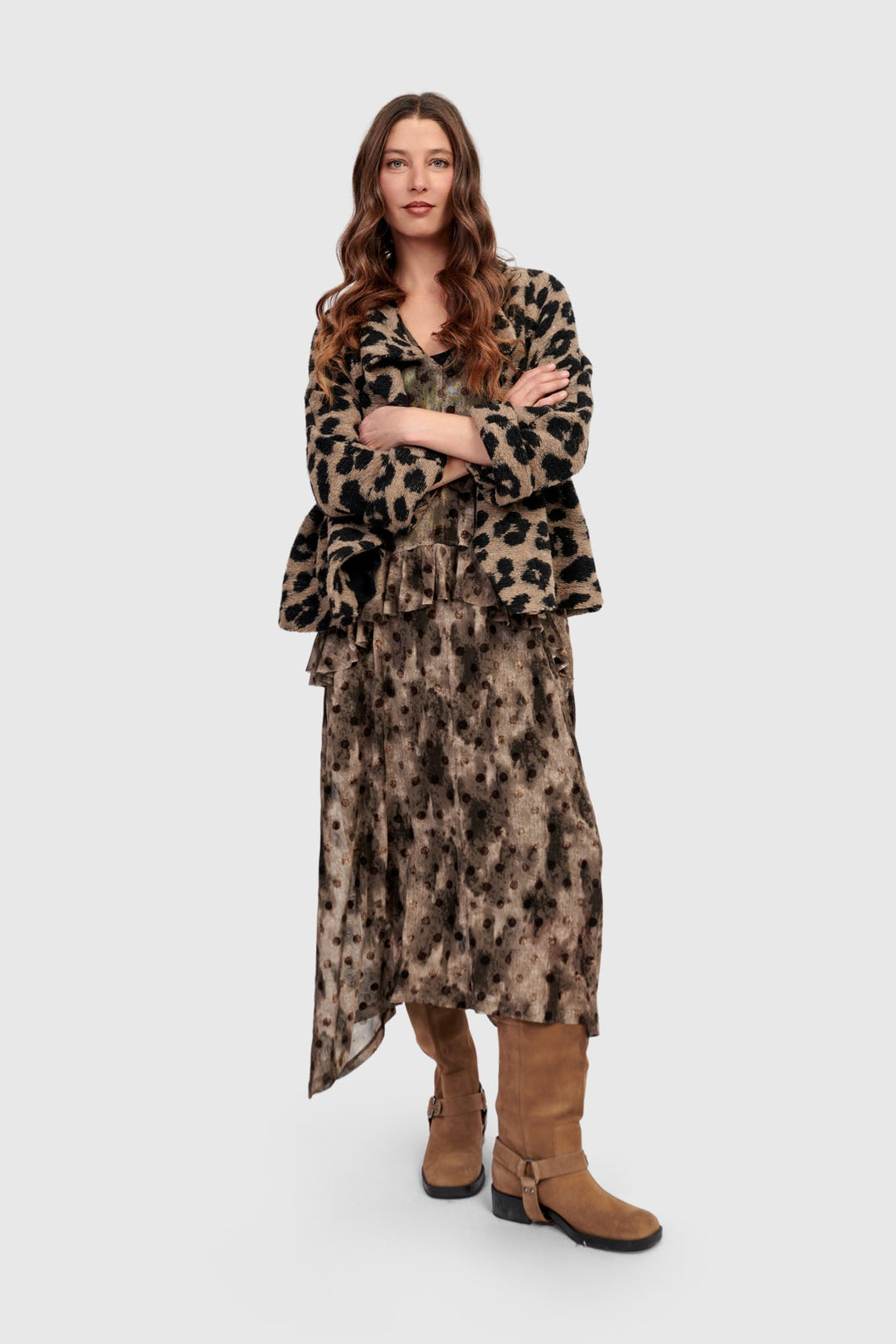 Wildcard Cozy Jacket, Leopard