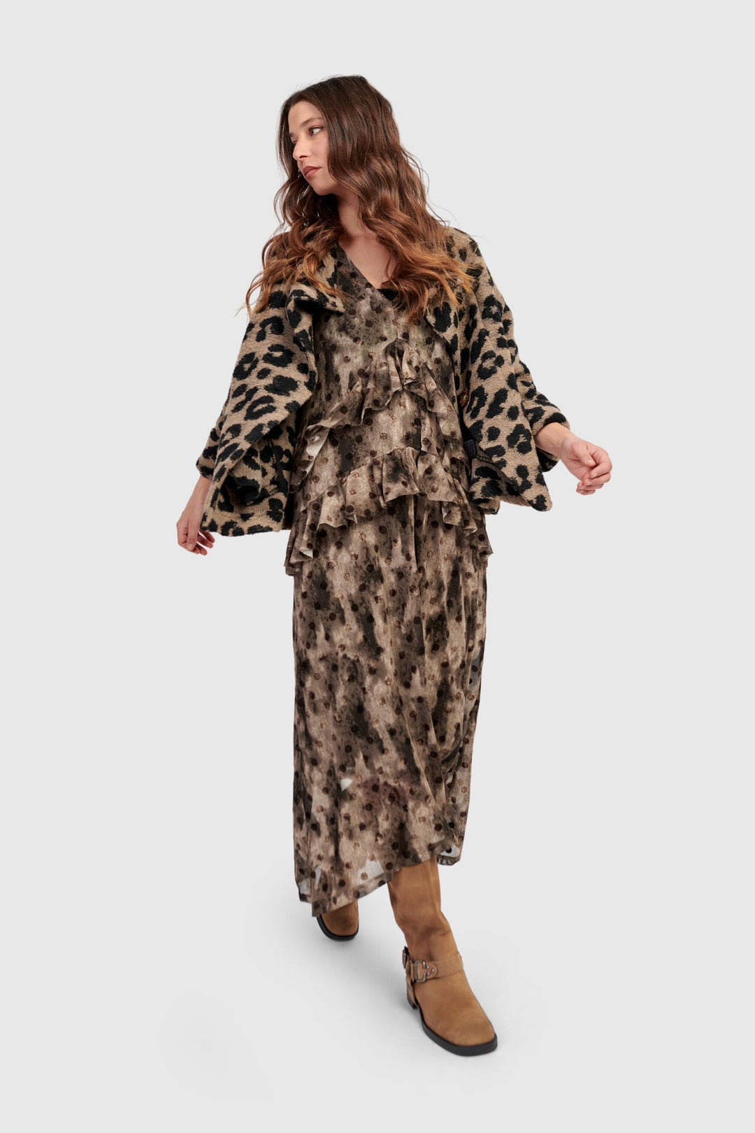 Wildcard Cozy Jacket, Leopard