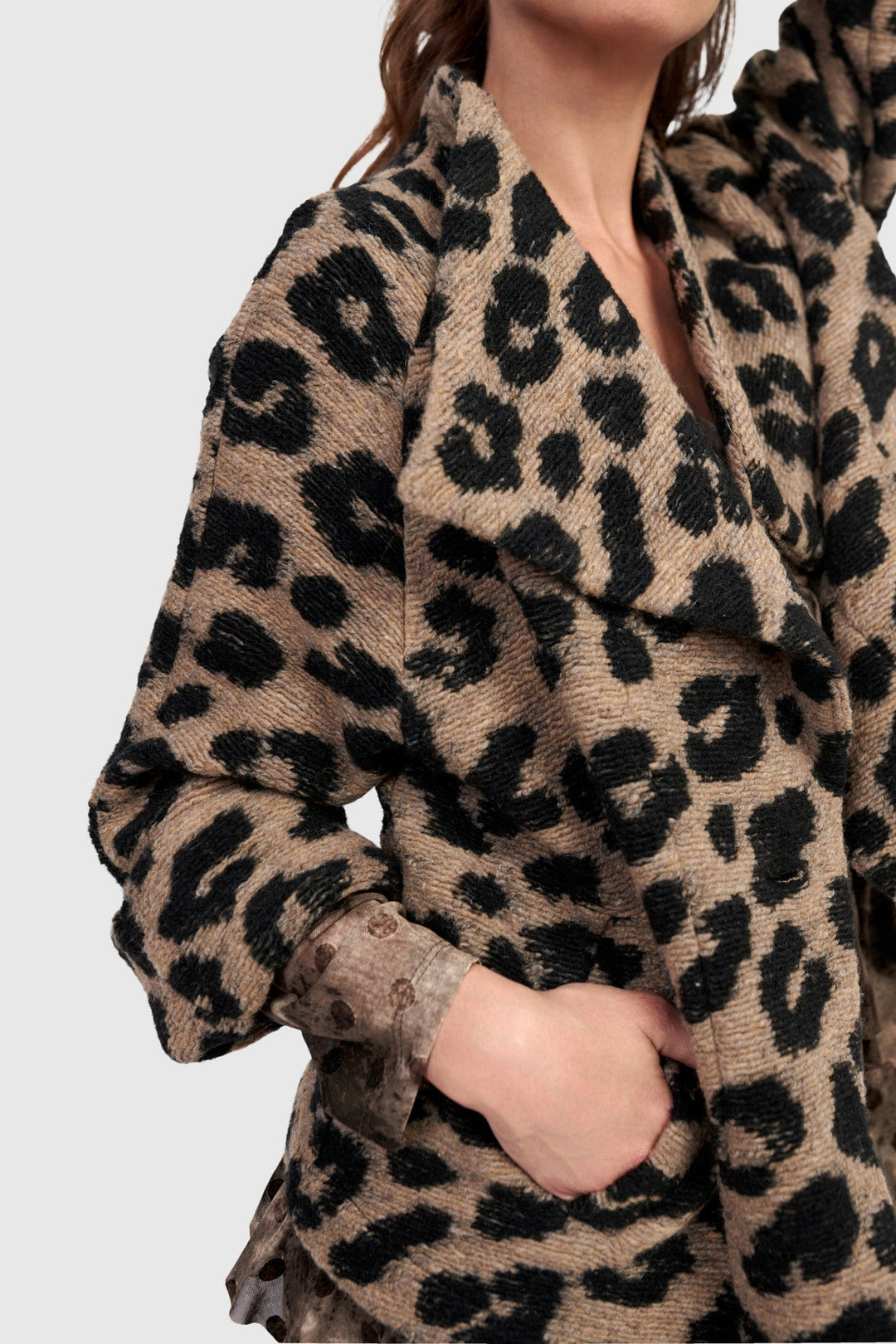 Wildcard Cozy Jacket, Leopard