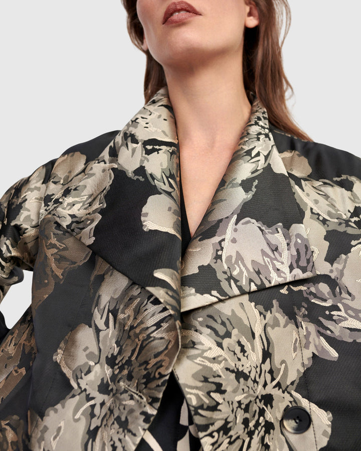 Dusk Brocade Jacket, Glow