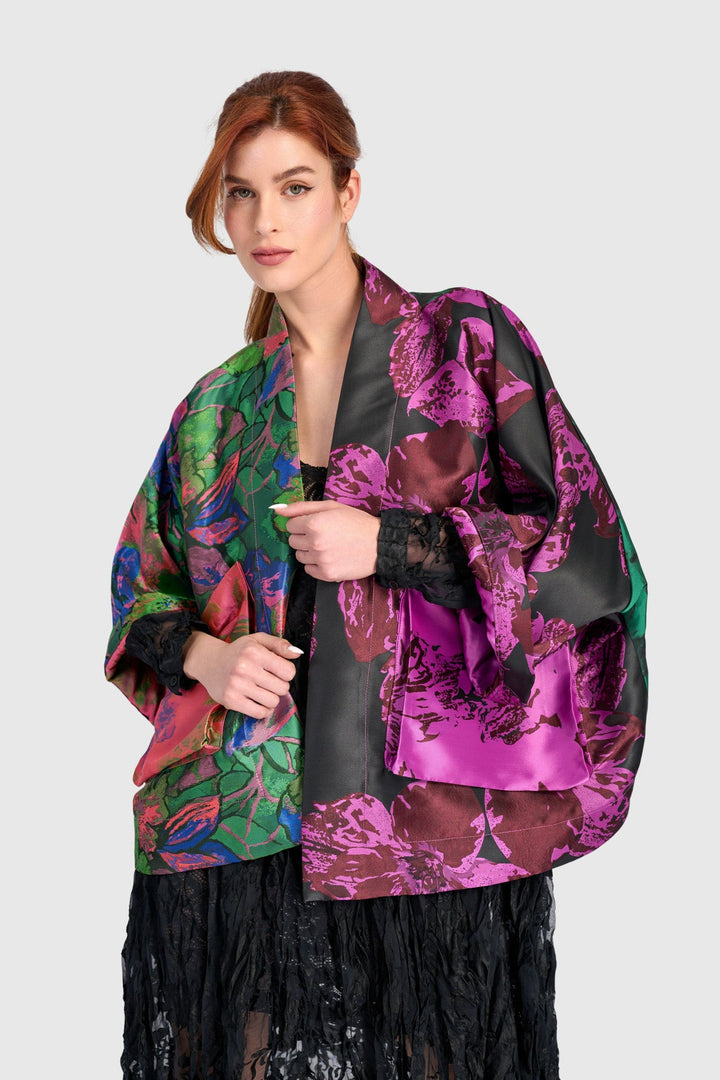 Jacquard Cocoon Jacket Mix