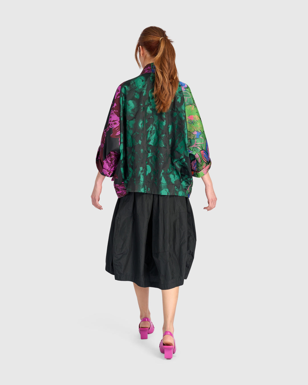 Jacquard Cocoon Jacket Mix