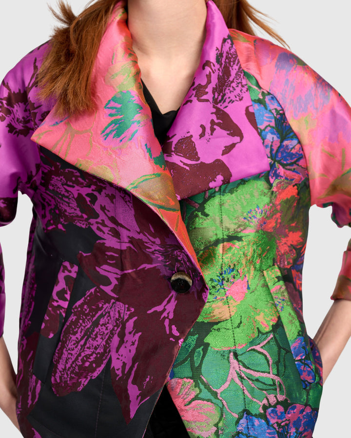Jacquard Open Jacket Mix